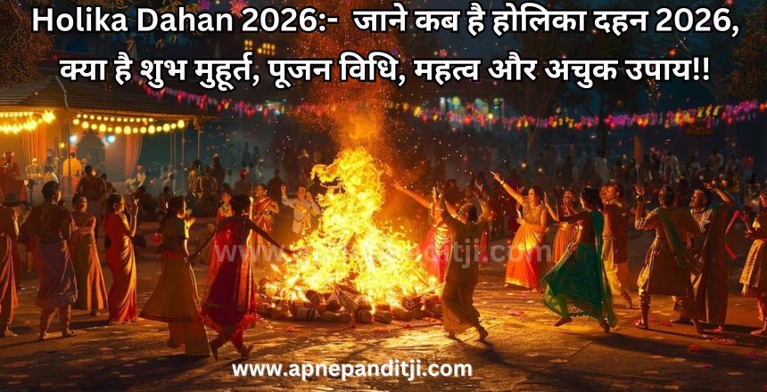 Holika Dahan 2026