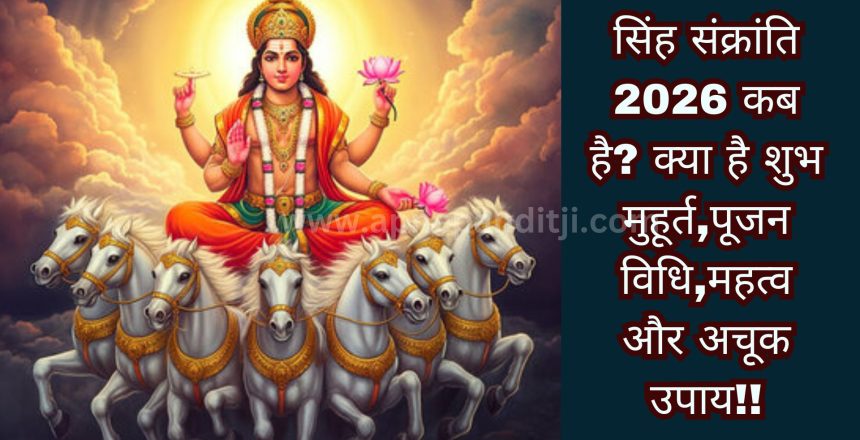 Simha Sankranti 2026