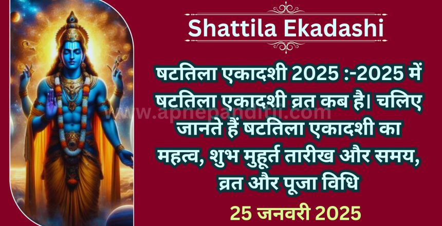 shattila Ekadashi 2025